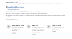 Desktop Screenshot of intersport-menzel.de